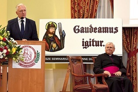 Gościem inauguracji roku akademickiego w seminarium  był wicepremier Jarosław Gowin.