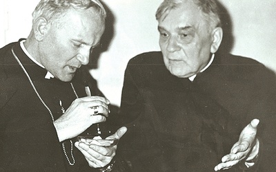 ◄	Ks. W. Granat z abp. Karolem Wojtyłą.