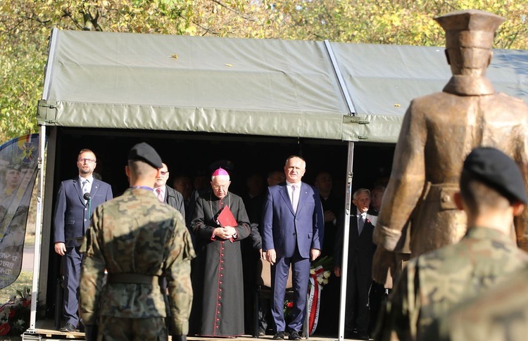 Odsłonięcie pominika gen. Józefa Dwobor Muśnickiego