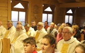 Poświęcenie odbudowanego po pożarze kościoła na Stecówce