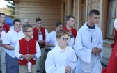 Poświęcenie odbudowanego po pożarze kościoła na Stecówce