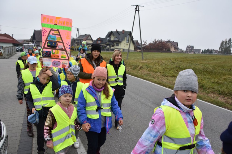 Odblaskowa szkoła w Starem Bystrem 