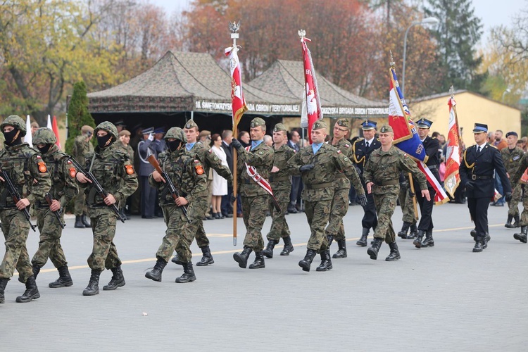 Przysięga wojskowa w Sandomierzu