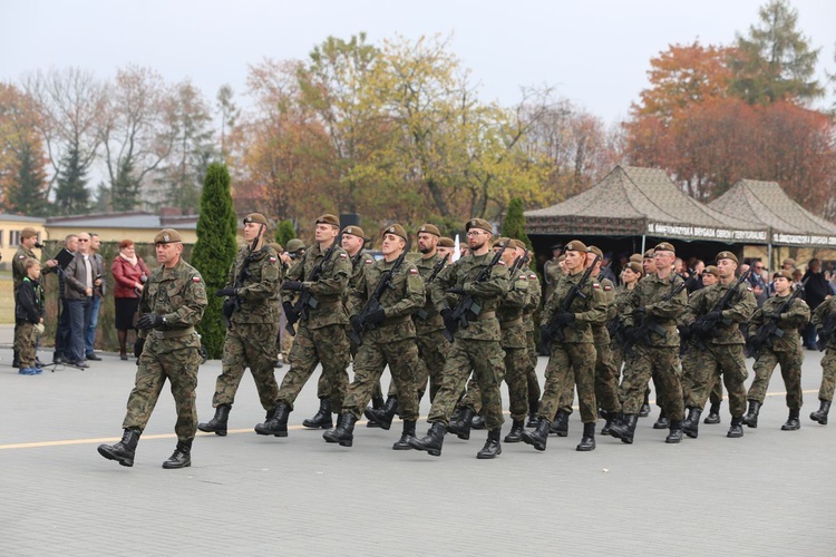 Przysięga wojskowa w Sandomierzu