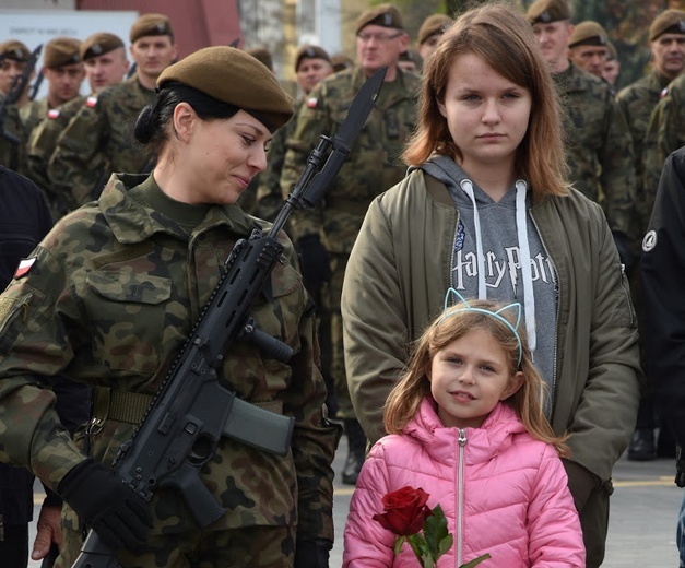 Przysięga wojskowa w Sandomierzu