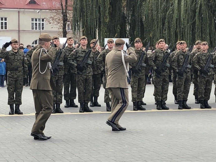 Przysięga wojskowa w Sandomierzu