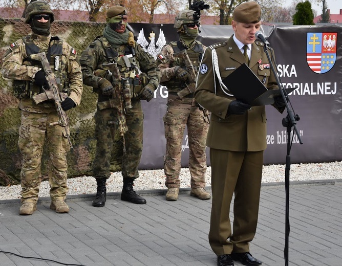 Przysięga wojskowa w Sandomierzu