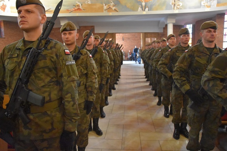 Przysięga wojskowa w Sandomierzu