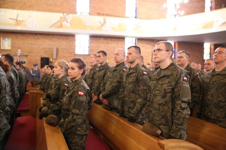 Przysięga wojskowa w Sandomierzu