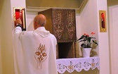 Św. Jan Paweł II w Kaplicy Bożego Miłosierdzia w Aleksandrowicach