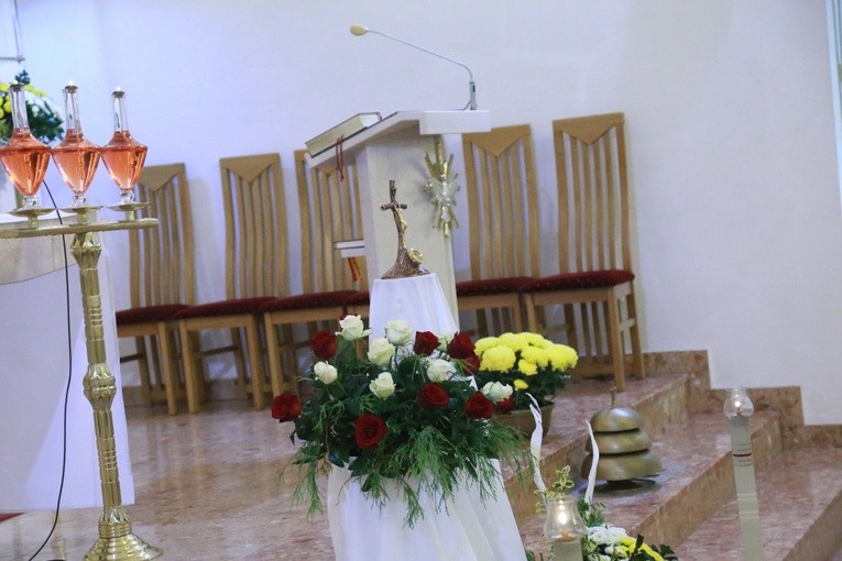 Relikwie św. Jana Pawła II w Ładnej
