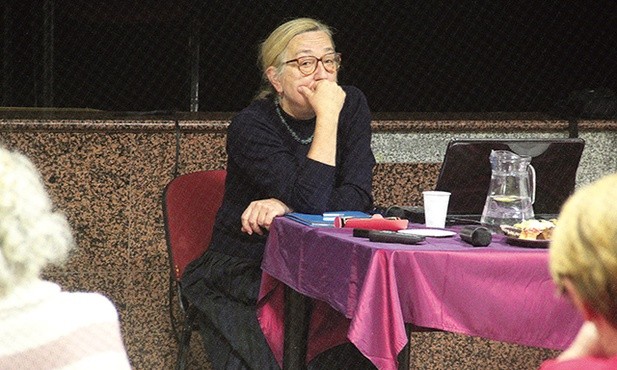 Językoznawczyni mówiła m.in. o deprecjacji mowy, jakiej używamy, opisując naszą relację do Stwórcy i nasz stosunek do sakramentów.
