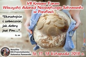 VII Krajowe Forum Adoracji Najświętszego Sakramentu w Parafiach, Katowice-Panewniki, 16-18 listopada 