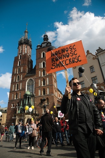 29.09.2018. Marsz Świeckości  w Krakowie.