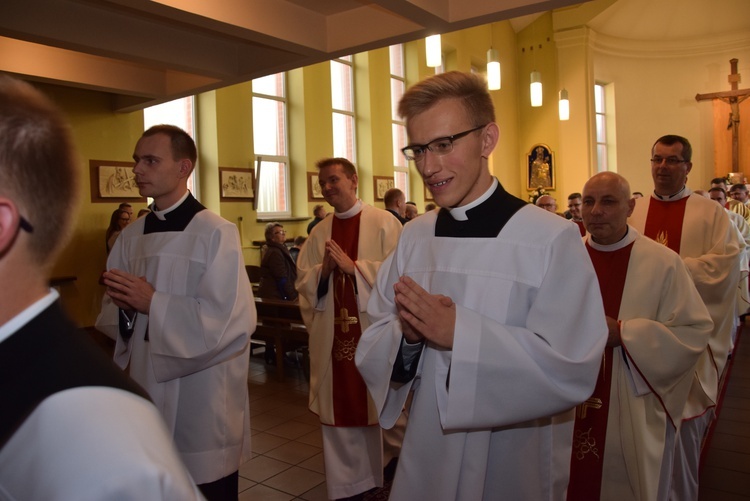 Obłóczyny w Wyższym Seminarium Duchownym w Łowiczu