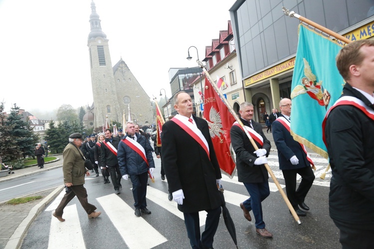 Pomnik Piłsudskiego w Limanowej