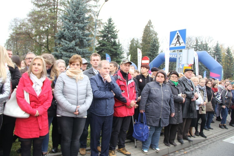 Odsłonięcie pomnika J. Piłsudskiego w Nowym Sączu