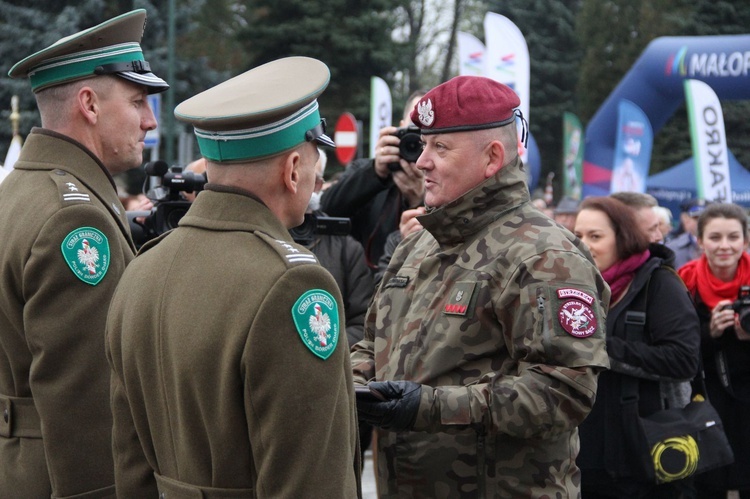 Odsłonięcie pomnika J. Piłsudskiego w Nowym Sączu