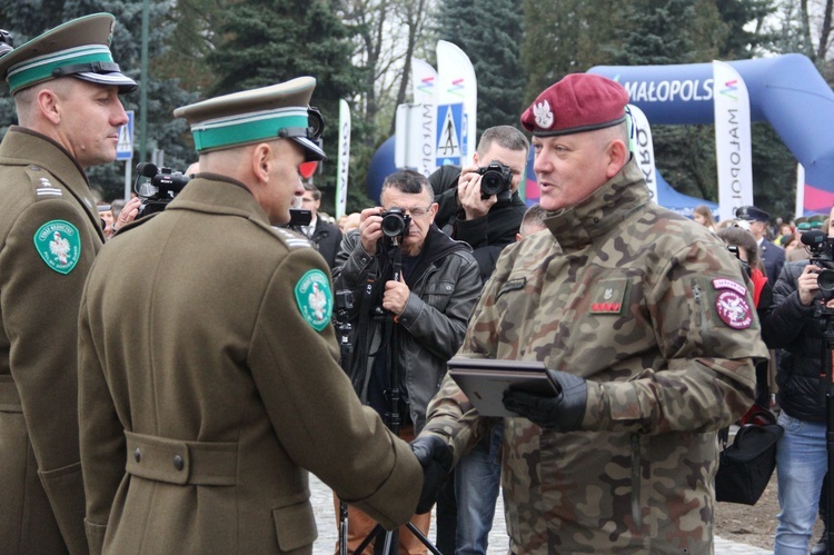 Odsłonięcie pomnika J. Piłsudskiego w Nowym Sączu