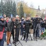 Odsłonięcie pomnika J. Piłsudskiego w Nowym Sączu