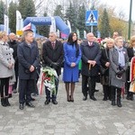 Odsłonięcie pomnika J. Piłsudskiego w Nowym Sączu