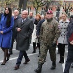 Odsłonięcie pomnika J. Piłsudskiego w Nowym Sączu