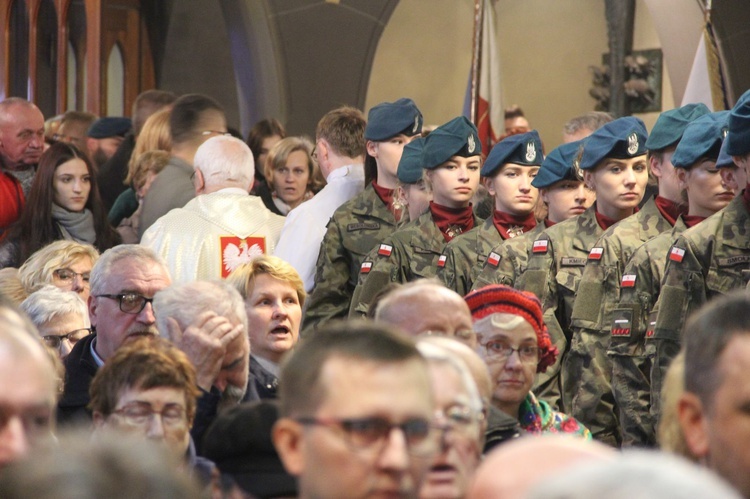 Odsłonięcie pomnika J. Piłsudskiego w Nowym Sączu