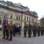 Odsłonięcie pomnika J. Piłsudskiego w Nowym Sączu