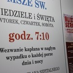 Poświęcenie kaplicy w szpitalu