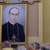 Portret sługi Bożego bp. Piotra Gołębiowskiego w kościele w Jedlińsku