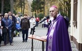 Nabożeństwo na cmentarzu Centralnym w Gliwicach