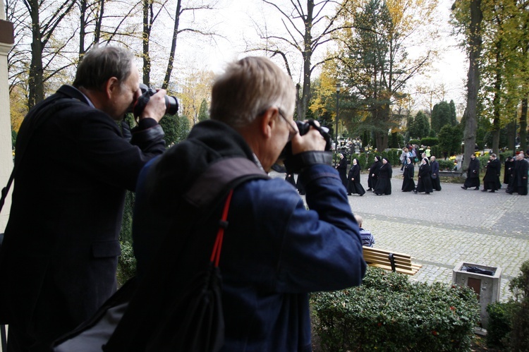 Nabożeństwo na cmentarzu Centralnym w Gliwicach