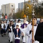 Nabożeństwo na cmentarzu Centralnym w Gliwicach