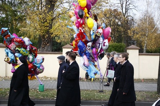 Nabożeństwo na cmentarzu Centralnym w Gliwicach