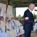 Osłonięcie pomnika żołnierzy ZZK