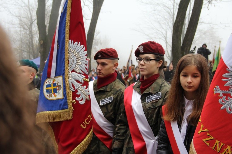 Prezydent na cmentarzu legionistów w Łowczówku