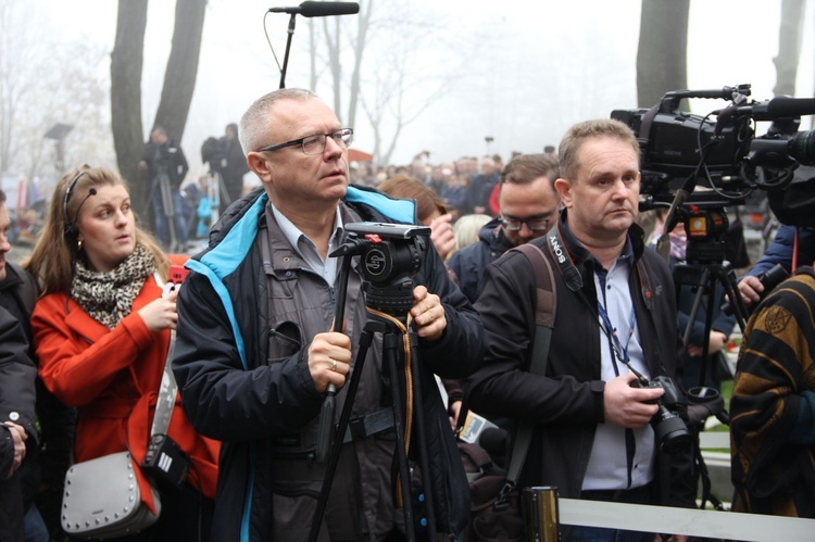 Prezydent na cmentarzu legionistów w Łowczówku