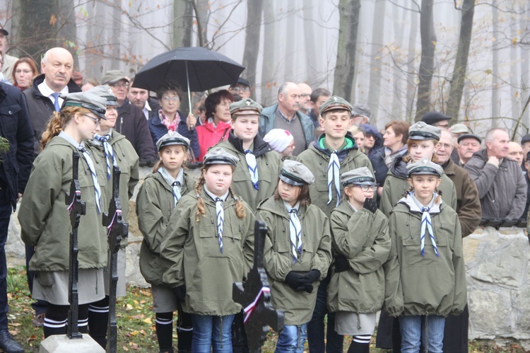 Prezydent na cmentarzu legionistów w Łowczówku