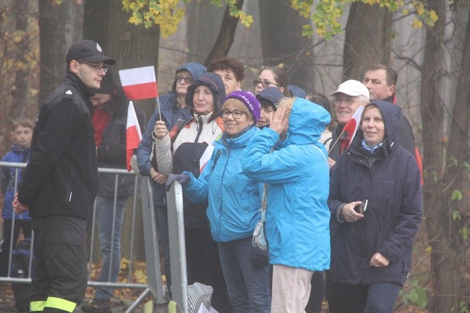 Prezydent na cmentarzu legionistów w Łowczówku