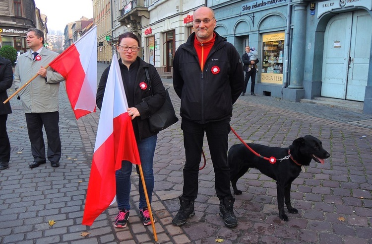 Świętowanie harcerzy ZHR z Niepodległą