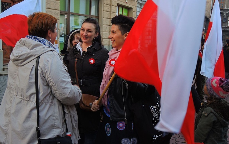 Świętowanie harcerzy ZHR z Niepodległą