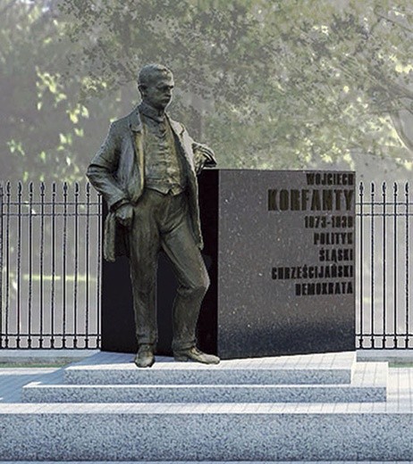 Projekt monumentu autorstwa prof. K. Badyny.
