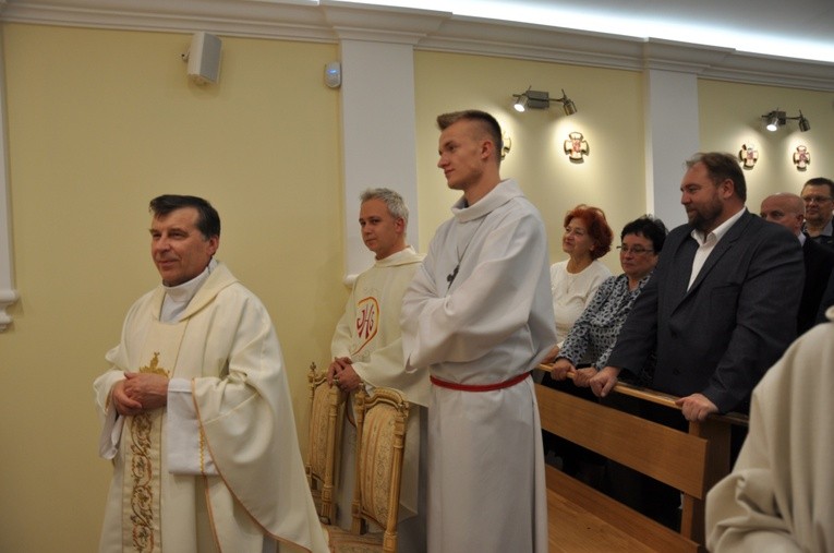 Poświęcenie kaplicy w Domu Miłosierdzia