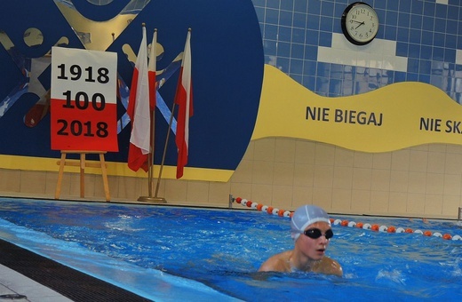 Uczniowie szkół ZCBM z Niepodległą na basenie