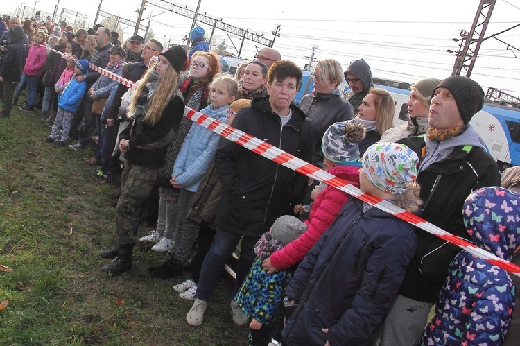 Odbicie pociągu pancernego - widowisko w Koszalinie