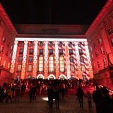 Patriotyczna iluminacja Sejmu Ślaskiego