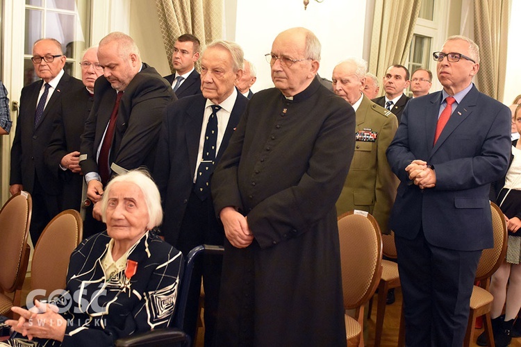 Wręczenie odznaczeń z okazji 100. rocznicy odzyskania niepodległości przez Polskę