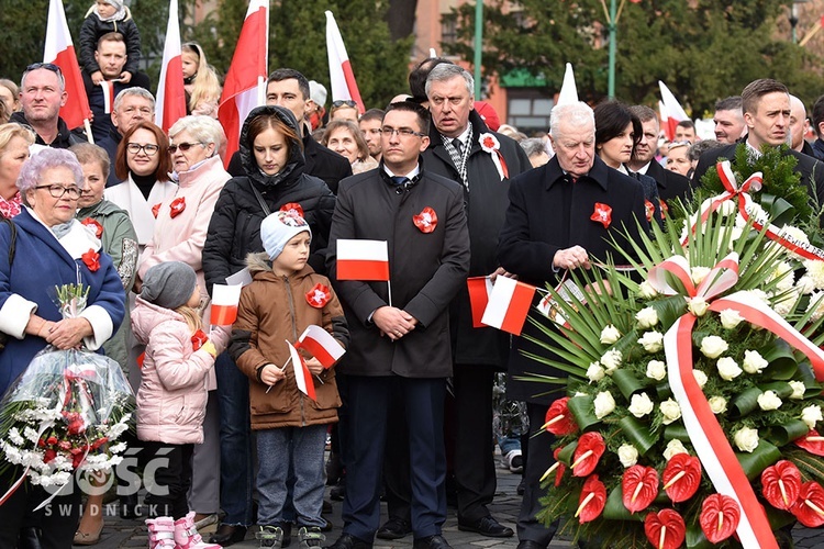 Obchody 100. rocznicy odzyskania niepodległości przez Polskę w Świdnicy