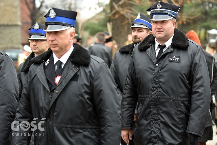 Obchody 100. rocznicy odzyskania niepodległości przez Polskę w Strzegomiu