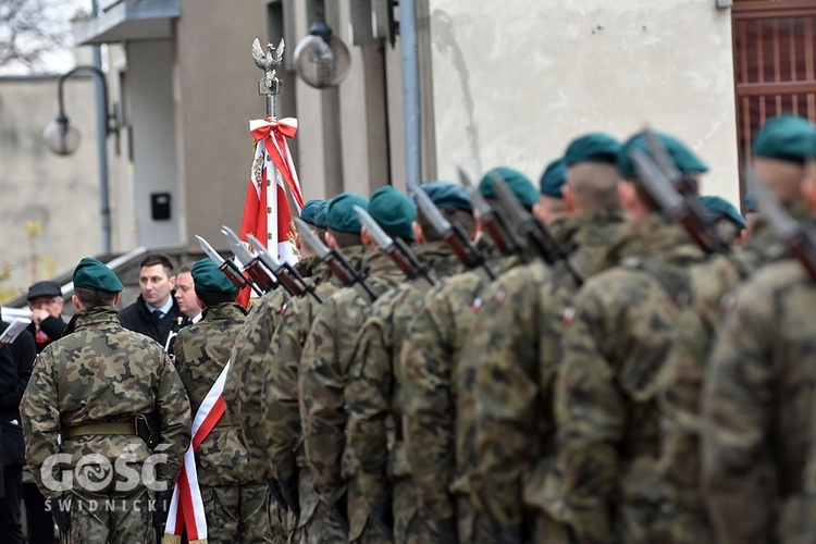 Obchody 100. rocznicy odzyskania niepodległości przez Polskę w Strzegomiu